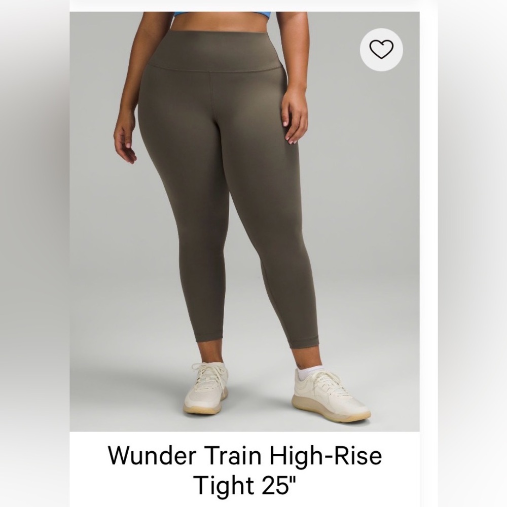 Lululemon Wunder Train Leggings 25” 6